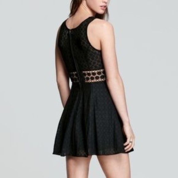 Free People Black Fitted Daisy Waist Size 4 - Picture 2 of 4